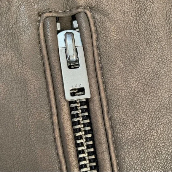 IRO Tara leather biker Moto jacket sz M motorcycle - Picture 6 of 14